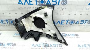 Rear pillar trim behind the window left Audi Q5 80A 18-24 black, under the speaker