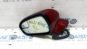 Side mirror left Ford Fusion mk5 13-13 pins, auto-dimming, turn signal, heated, red