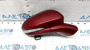 Side mirror right Ford Fusion mk5 13-20 11 pins, turn signal, heated, backlight, red, scratches