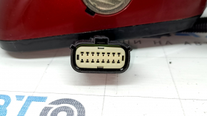 Side mirror right Ford Fusion mk5 13-20 11 pins, turn signal, heated, backlight, red, scratches