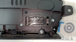 Ford Fusion mk5 13-20 SYNC 3 SONY radio control panel with heating and ventilation, brown, worn