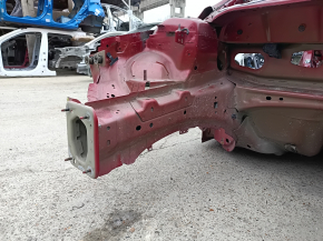 Front right quarter Ford Fusion mk5 13-20 with bracket, on body, red