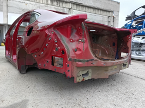 Quarter wing rear left Ford Fusion mk5 13-20 on the body, red