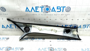 Front pillar trim left Audi Q5 80A 18-24 black, under tweeters