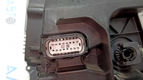 Front right headlight complete Ford Fusion mk5 17-20 LED with DRL, sand, scratches, for polishing