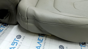 Rear row of seats 2nd row Ford Fusion mk5 17-20 leather gray, perforation, Titanium, dented, torn, dry clean