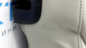 Rear row of seats 2nd row Ford Fusion mk5 17-20 leather gray, perforation, Titanium, dented, torn, dry clean