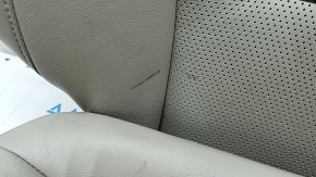 Rear row of seats 2nd row Ford Fusion mk5 17-20 leather gray, perforation, Titanium, dented, torn, dry clean