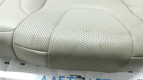 Rear row of seats 2nd row Ford Fusion mk5 17-20 leather gray, perforation, Titanium, dented, torn, dry clean