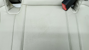 Rear row of seats 2nd row Ford Fusion mk5 17-20 leather gray, perforation, Titanium, dented, torn, dry clean