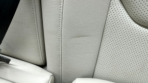 Rear row of seats 2nd row Ford Fusion mk5 17-20 leather gray, perforation, Titanium, dented, torn, dry clean