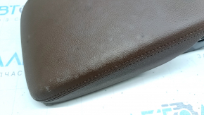 Armrest of the central console Audi Q5 80A 18-24 leather, brown, for cleaning