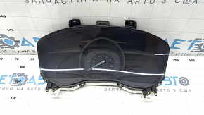 Instrument cluster Ford Fusion mk5 17-20 2 displays, hybrid, 54k, broken mounts, scratches