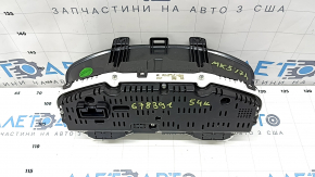 Instrument cluster Ford Fusion mk5 17-20 2 displays, hybrid, 54k, broken mounts, scratches