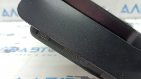 Center console trim with cup holders Ford Fusion mk5 17-20 black with chrome, chrome defect, scratches, peeling coating