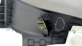 Rear pillar trim lower left Ford Fusion mk5 17-20 black, broken mount, whitened plastic, scratches