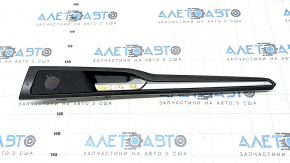 Door handle inner rear right Ford Fusion mk5 17-20 black with chrome, gray trim, cracks on the trim, scratches