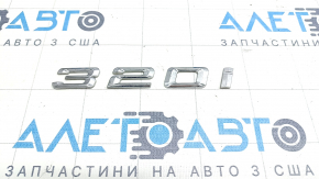 Emblem inscription 320i trunk lid BMW 3 F30 13-18