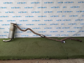 Exhaust line middle part with rear barrel BMW F30 12-18 awd N20 for 1 pipe