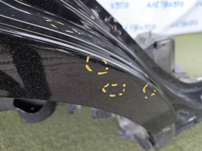 Quarter wing rear right Ford Ecosport 18-22 on the body, black, pokes