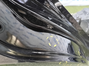 Quarter wing rear right Ford Ecosport 18-22 on the body, black, pokes
