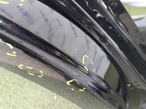 Quarter wing rear right Ford Ecosport 18-22 on the body, black, pokes