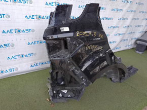 Quarter wing rear right Ford Ecosport 18-22 on the body, black, pokes