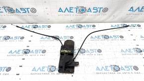 Hood release handle under the hood Audi A6 C8 19- with cables, rusty bracket