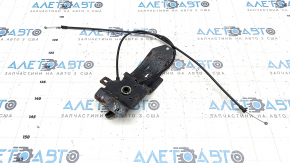 Hood release handle under the hood Audi A6 C8 19- with cables, rusty bracket