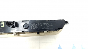 Driver's seat memory control panel front left door BMW 5 G30 17-23 beige trim
