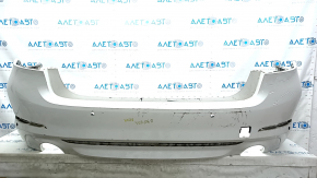 Bare rear bumper BMW 5 G30 17-20 for parking sensors, black