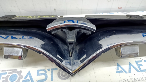 Radiator grill assembly Tesla Model S 16-20 rest, sand, part of the emblem is missing