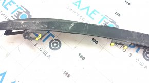 Tesla Model 3 Rear Bumper Lip 18- structure, broken fasteners, rubbed, missing fragment