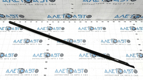 Molding door-glass central front left Audi A6 C8 19- black gloss
