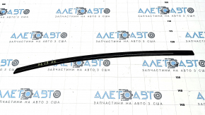 Upper rear right door molding Audi A6 C8 19- black gloss