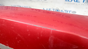 Front bumper bare Tesla Model 3 18 - for parking sensors, red PPMR, scratches scuffs