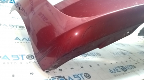 Front bumper bare Tesla Model 3 18 - for parking sensors, red PPMR, scratches scuffs