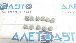 Clips for the rear underhood trunk trim 11 pcs Tesla Model 3 18-