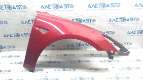 Tesla Model 3 Front Right Wing 18- Red PPMR, Scratches, Pokes  