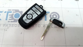 Key smart Ford Fusion mk5 17-20 5 buttons, for autostart, wiped, pokes