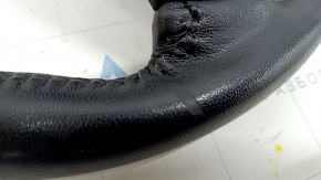 Naked steering wheel Ford Fusion mk5 13-20 black leather, worn, scratches dents