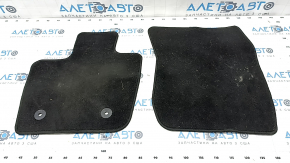 Set of floor mats for Ford Fusion mk5 13-20 cloth black, dry cleanable