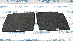 Set of floor mats for Ford Fusion mk5 13-20 cloth black, dry cleanable