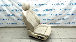 Passenger seat BMW 5 G30 17-23 with airbag, electric, Sport, heated, beige leather