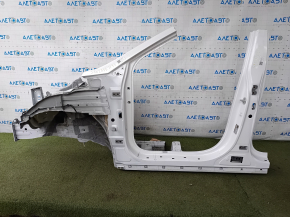 Front left quarter Hyundai Santa FE Sport 13-18 sawed off, with central pillar, white