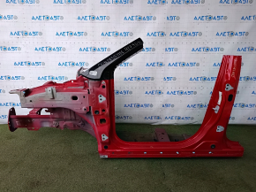Quarter front left Jeep Compass 17 - sawed off, with central pillar, red, bump on threshold