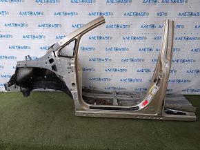 Front left quarter Toyota Sienna 11-14 sawed off, with central pillar, golden