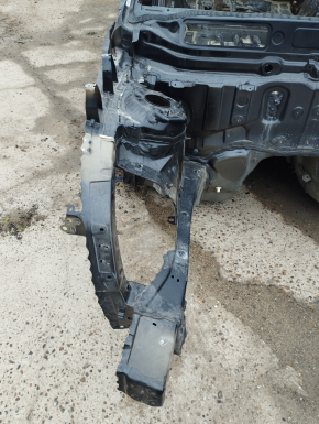 Front right quarter Toyota Highlander 20 - black, on the body, dented pillar