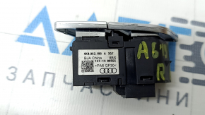 Central lock button for rear right door Audi A6 C8 19- chrome