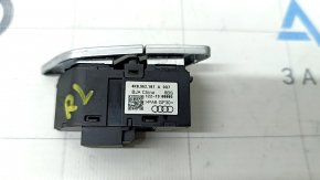 Central lock button for rear left door Audi A6 C8 19- chrome